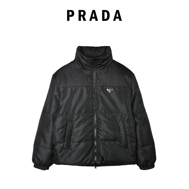 Prada Black Quilted Down Jacket view
