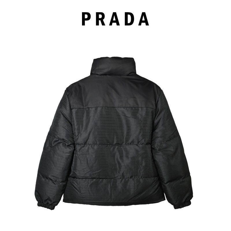 Prada Black Quilted Down Jacket view
