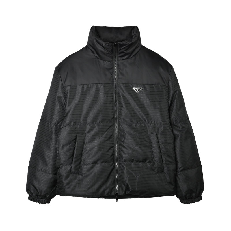 Prada Black Quilted Down Jacket view