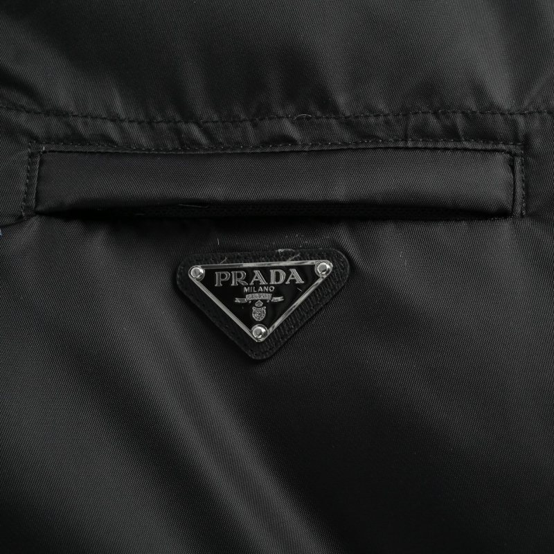 Prada Black Quilted Down Jacket view