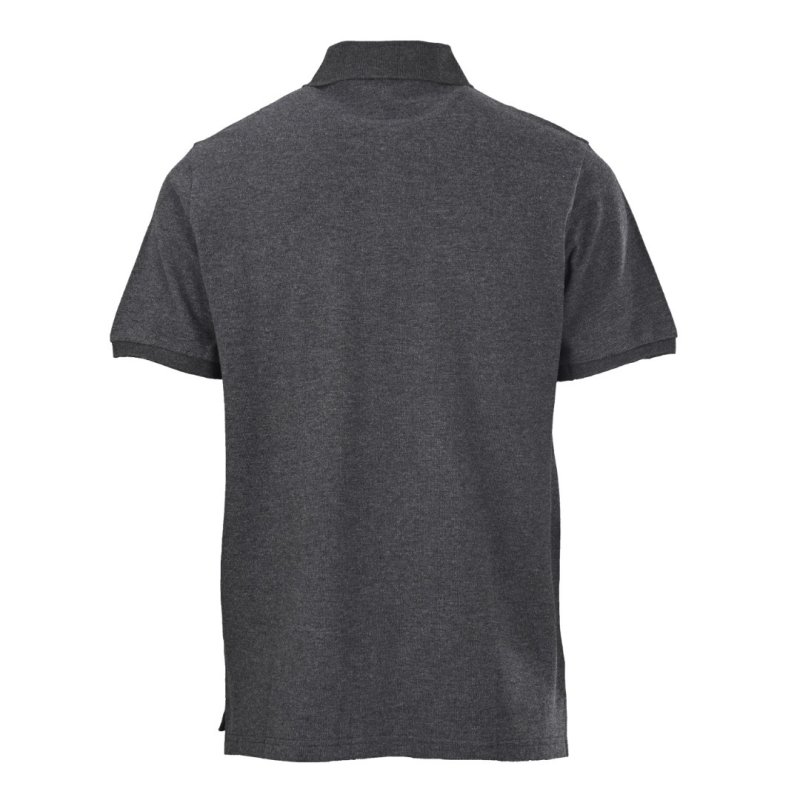 Charcoal Grey Short Sleeve Polo Shirt view
