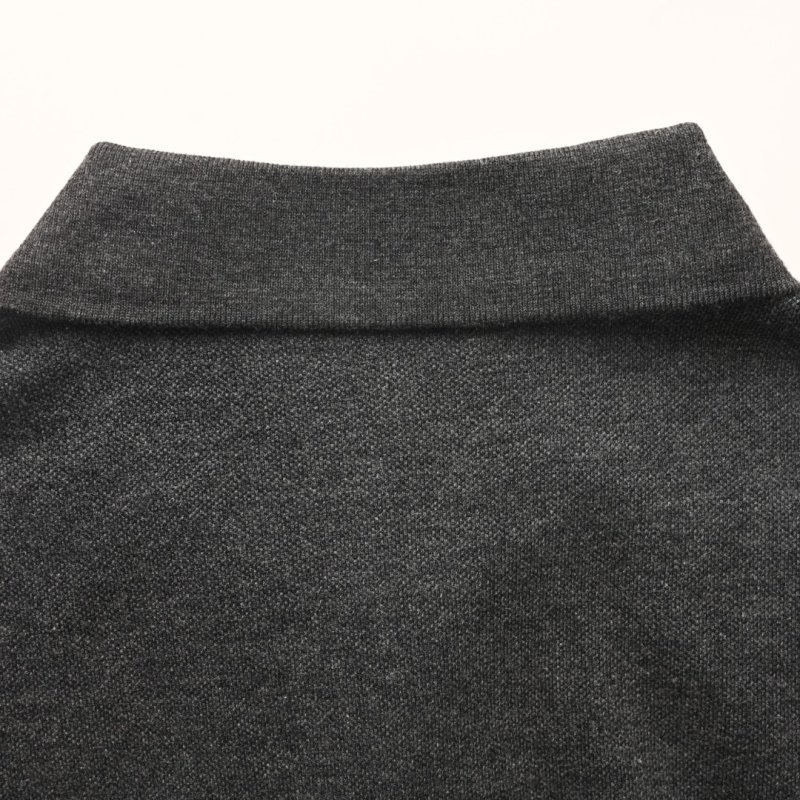 Charcoal Grey Short Sleeve Polo Shirt view