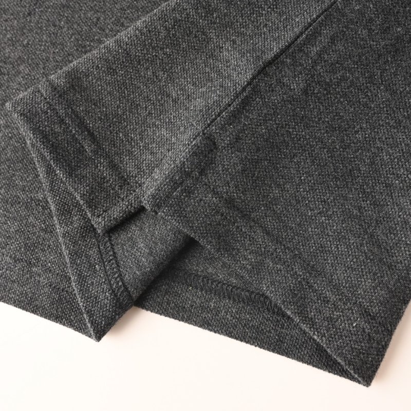 Charcoal Grey Short Sleeve Polo Shirt view