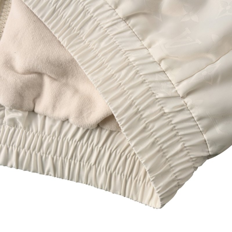 Louis Vuitton Monogram Puffer Bomber Jacket Cream view