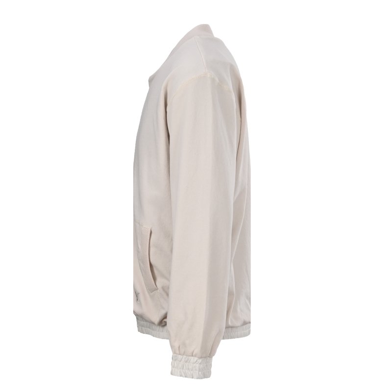 Louis Vuitton Monogram Puffer Bomber Jacket Cream view