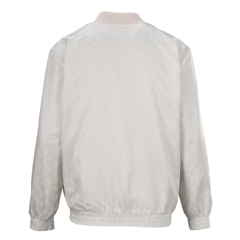 Louis Vuitton Monogram Puffer Bomber Jacket Cream view