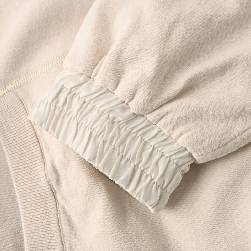 Louis Vuitton Monogram Puffer Bomber Jacket Cream view