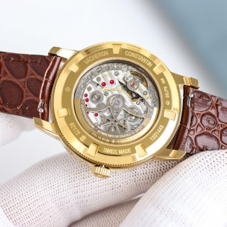 Vacheron Constantin Patrimony Gold Diamond Bezel Watch view 9