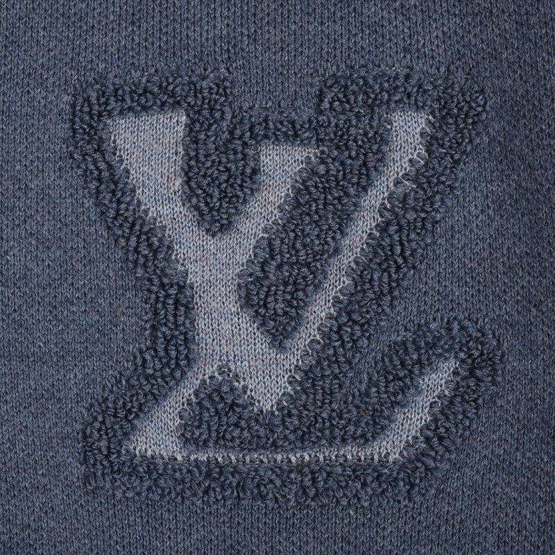 Louis Vuitton Monogram Knit Sweater Navy Blue view
