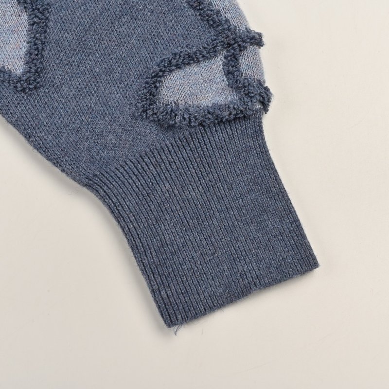 Louis Vuitton Monogram Knit Sweater Navy Blue view