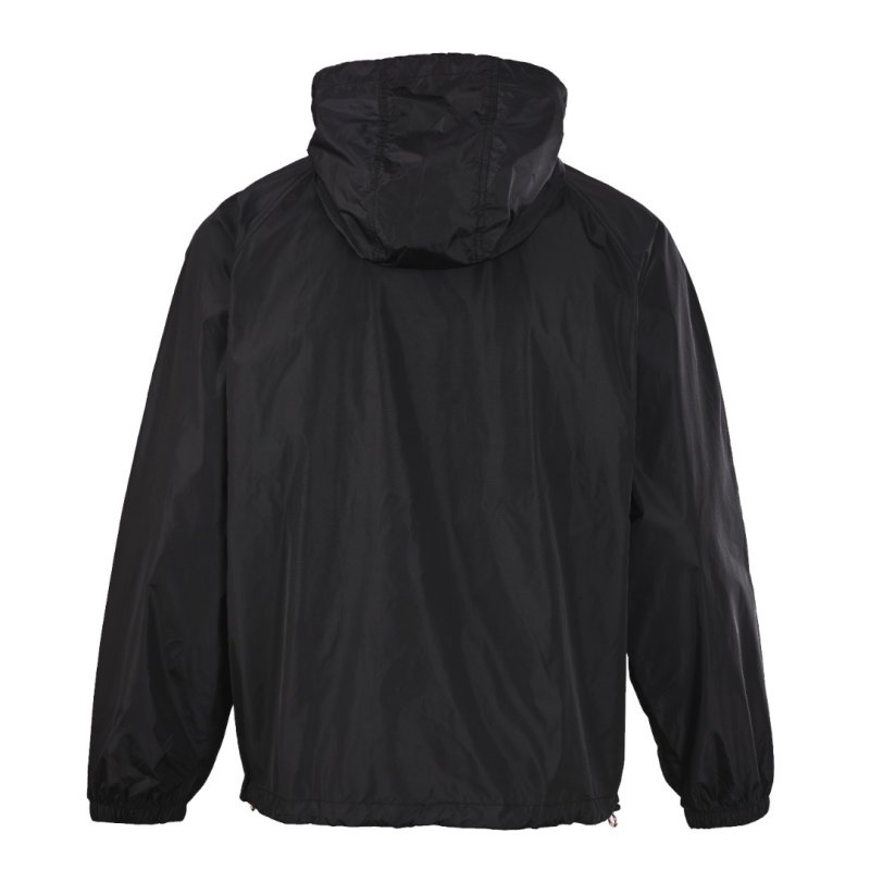 Burberry Vintage Check Hooded Windbreaker Jacket Black view
