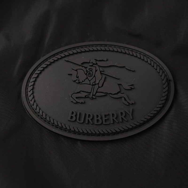 Burberry Vintage Check Hooded Windbreaker Jacket Black view