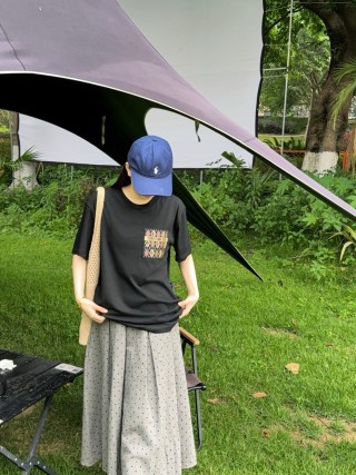 Christian Dior Argyle Monogram Black T-Shirt view 8