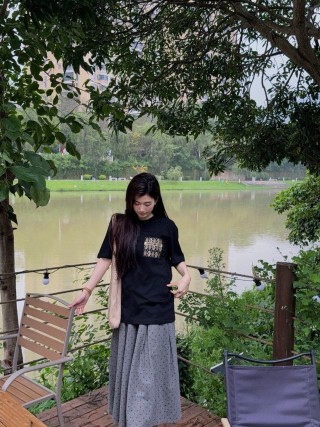 Christian Dior Argyle Monogram Black T-Shirt view 9