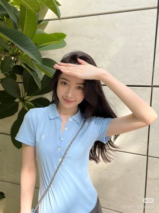 Lacoste Women's Light Blue Polo T-Shirt view 3