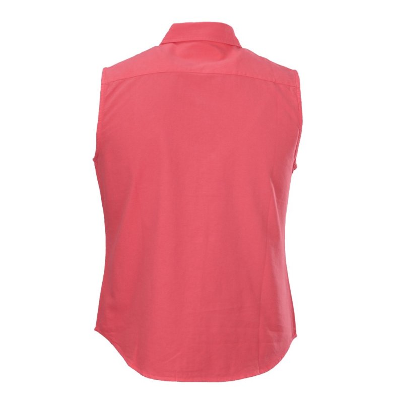 Ralph Lauren Pink Sleeveless Button-Up Shirt view