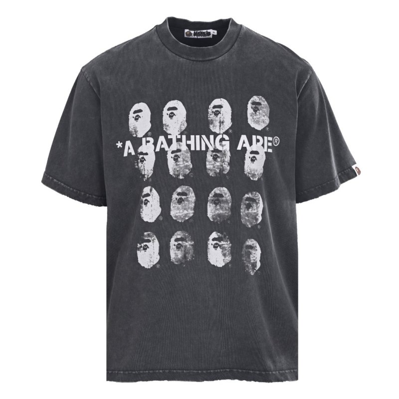 Bape Multi-Head Logo Black T-Shirt view