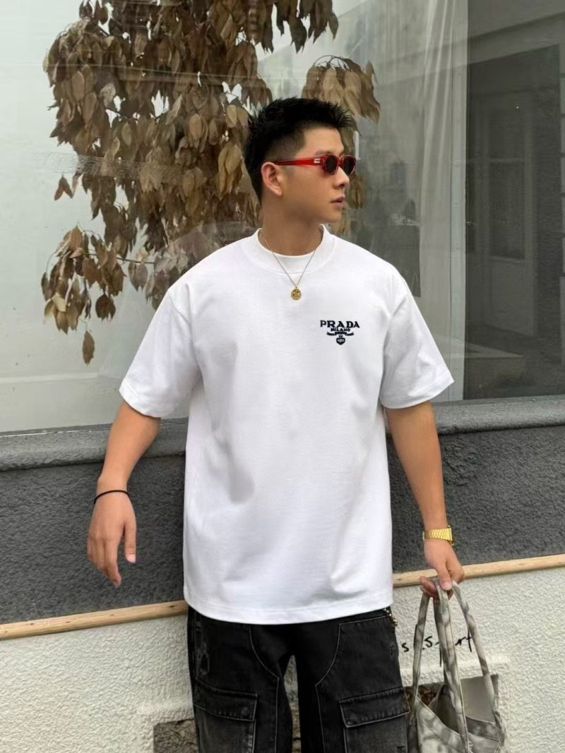 Prada White Logo T-Shirt