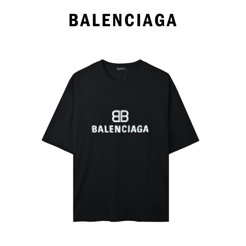 Balenciaga 98 Logo Black T-Shirt view