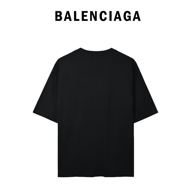 Balenciaga 98 Logo Black T-Shirt view