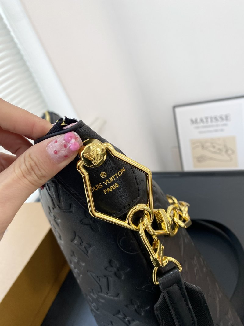 Louis Vuitton Sully Hobo Black Monogram view