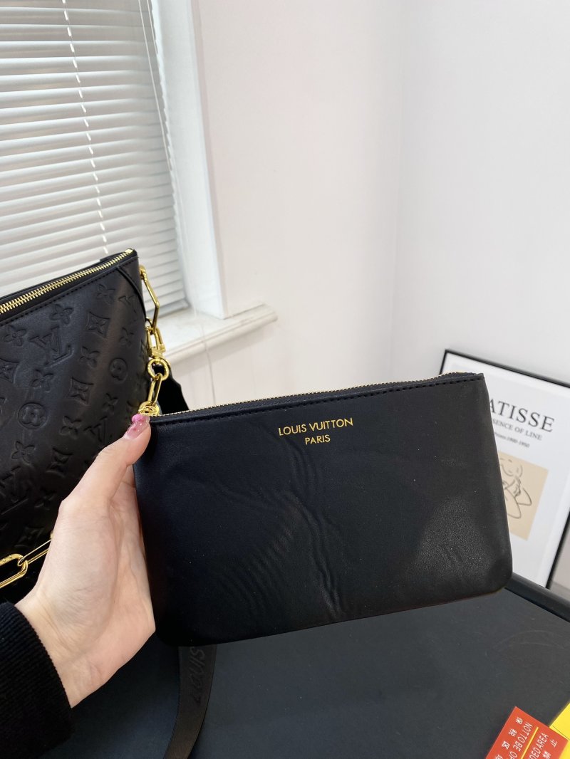 Louis Vuitton Sully Hobo Black Monogram view
