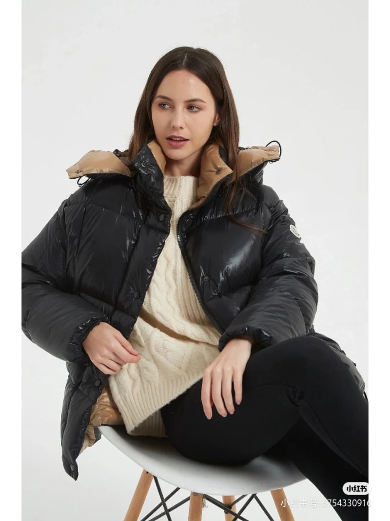 Moncler Black Quilted Down Puffer Jacket view
