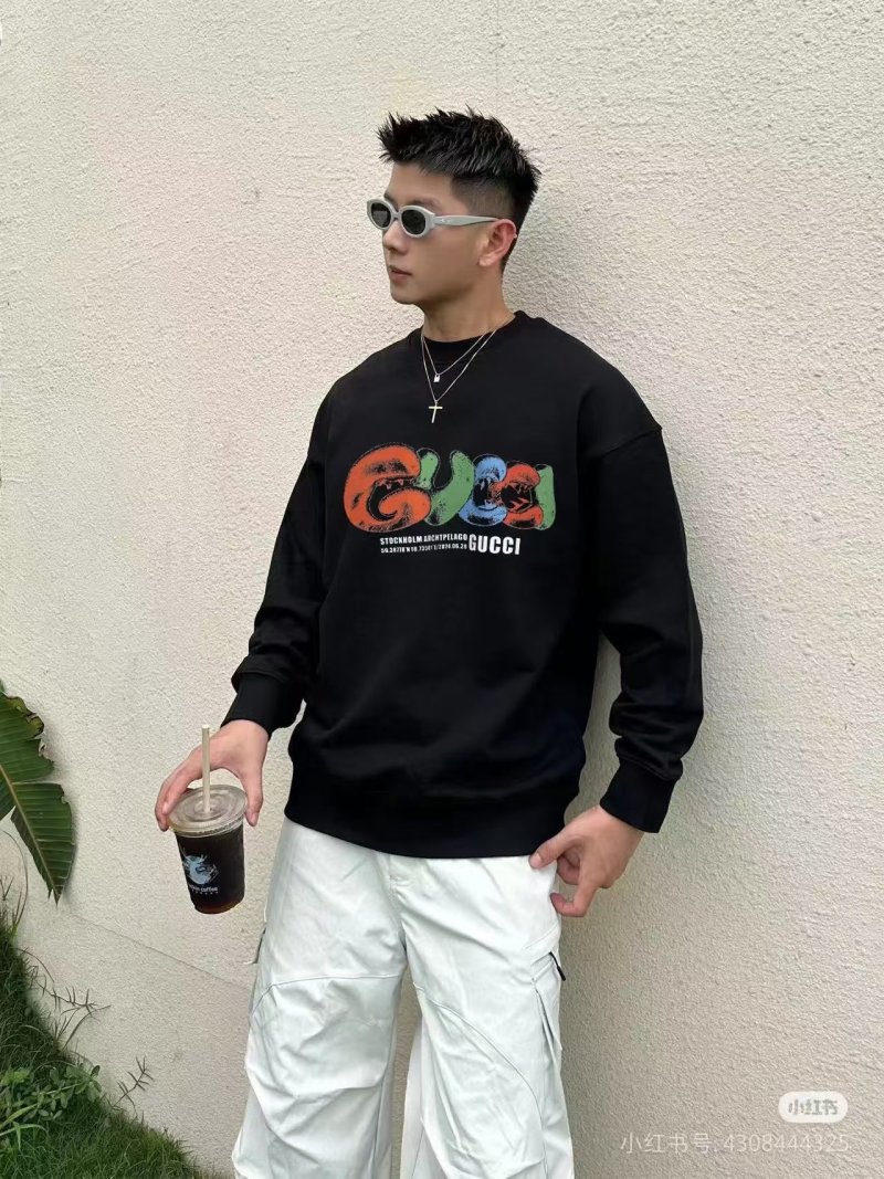 Gucci Ghost Print Black Sweatshirt view