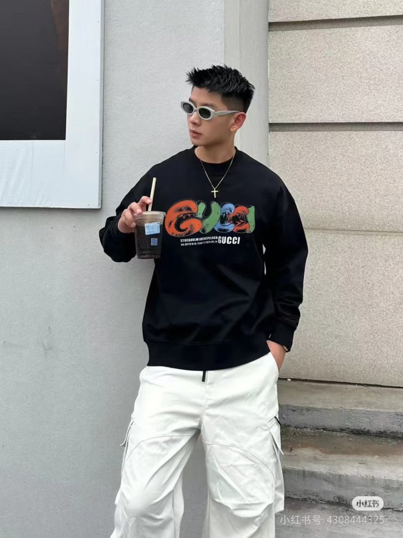 Gucci Ghost Print Black Sweatshirt view