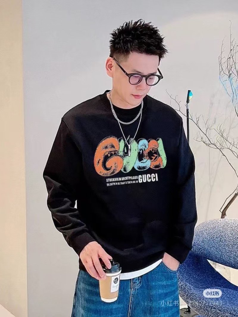 Gucci Ghost Print Black Sweatshirt view