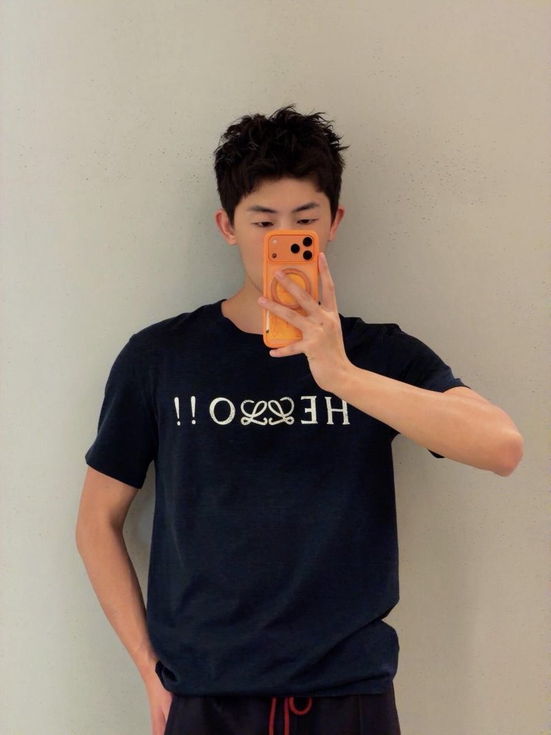 Hermes Black Logo Print Short Sleeve T-Shirt view