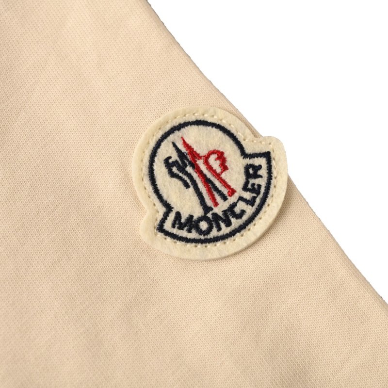 Thom Browne Hector Embroidered T-Shirt Cream view