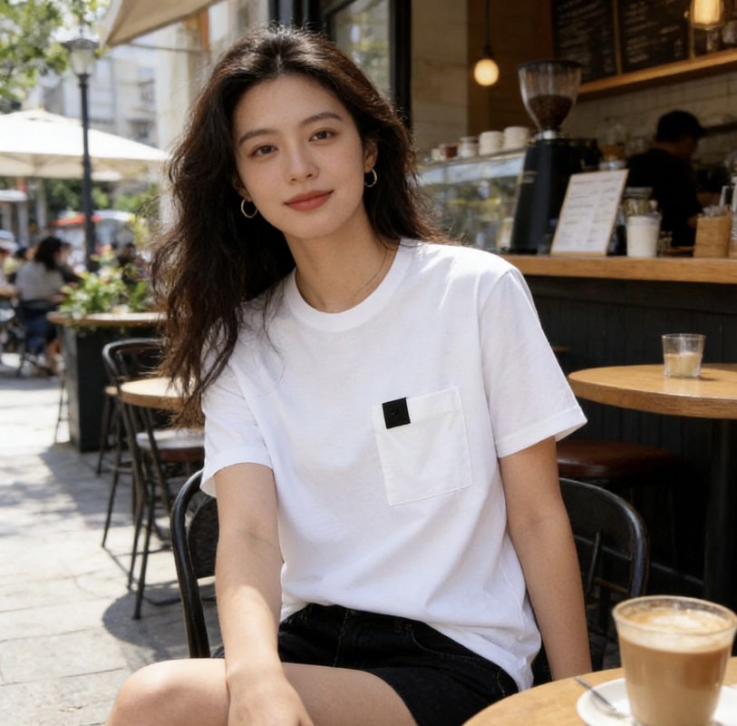 Stone Island White Pocket T-Shirt view