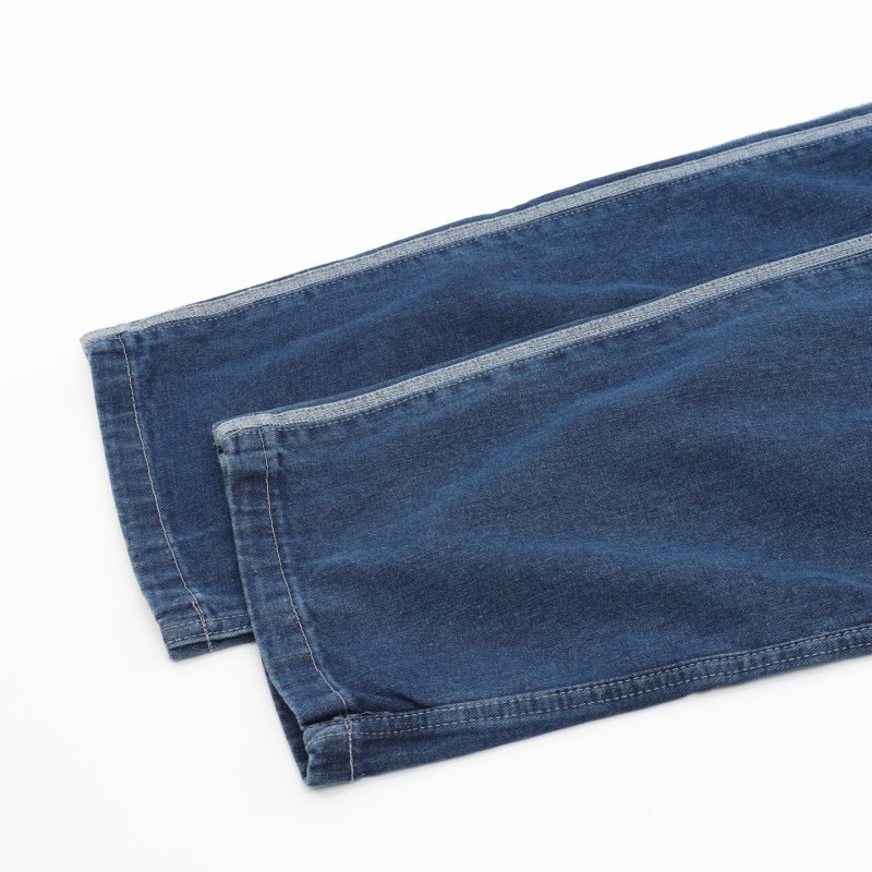 Adidas Three Stripes Medium Wash Wide-Leg Denim Jeans view