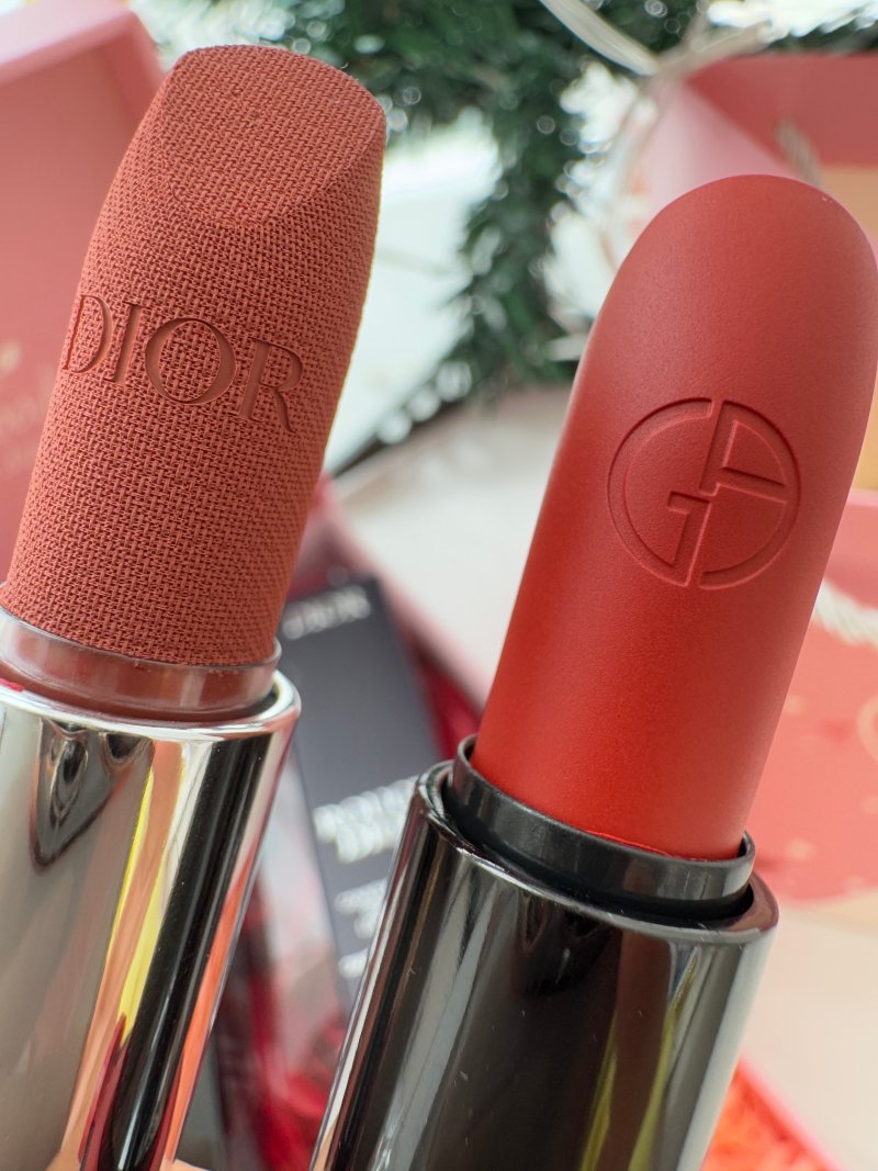 Dior Rouge Magnetic Lipstick & Armani Beauty Love Forever Gift Set view