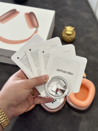 AirPods Pro Max Orange USB-C 1:1 Replica view 11