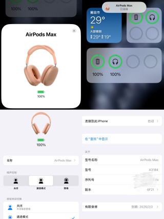 AirPods Pro Max Orange USB-C 1:1 Replica view 18