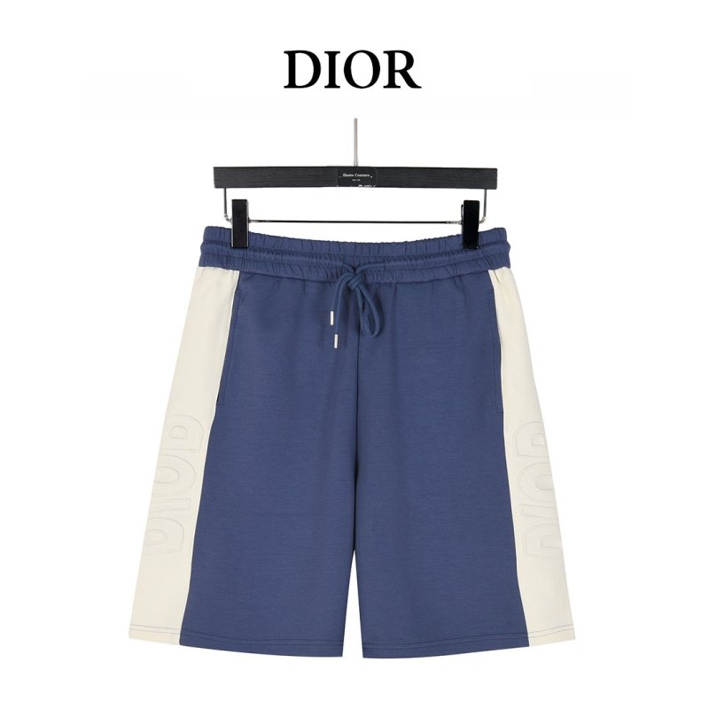 Blue Denim Knee-Length Shorts with Drawstring view