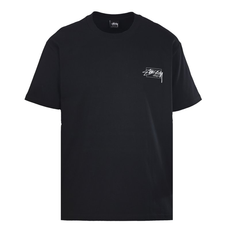 Black Graphic Print Short Sleeve T-Shirt view