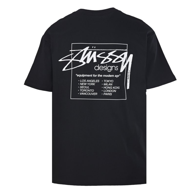 Black Graphic Print Short Sleeve T-Shirt view