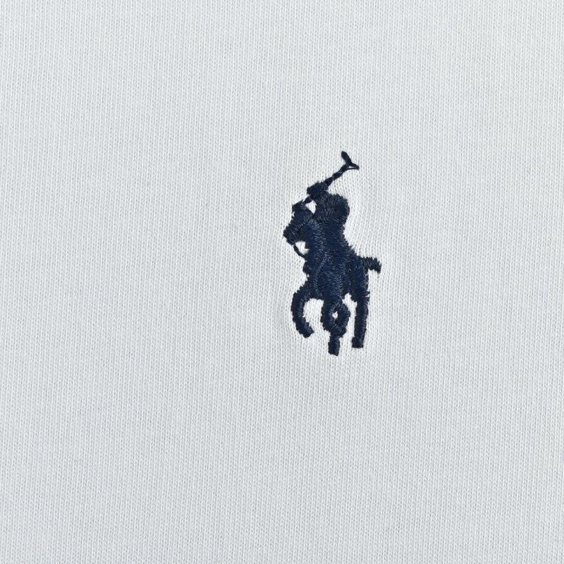 Ralph Lauren Pony Logo Crew Neck T-Shirt White view