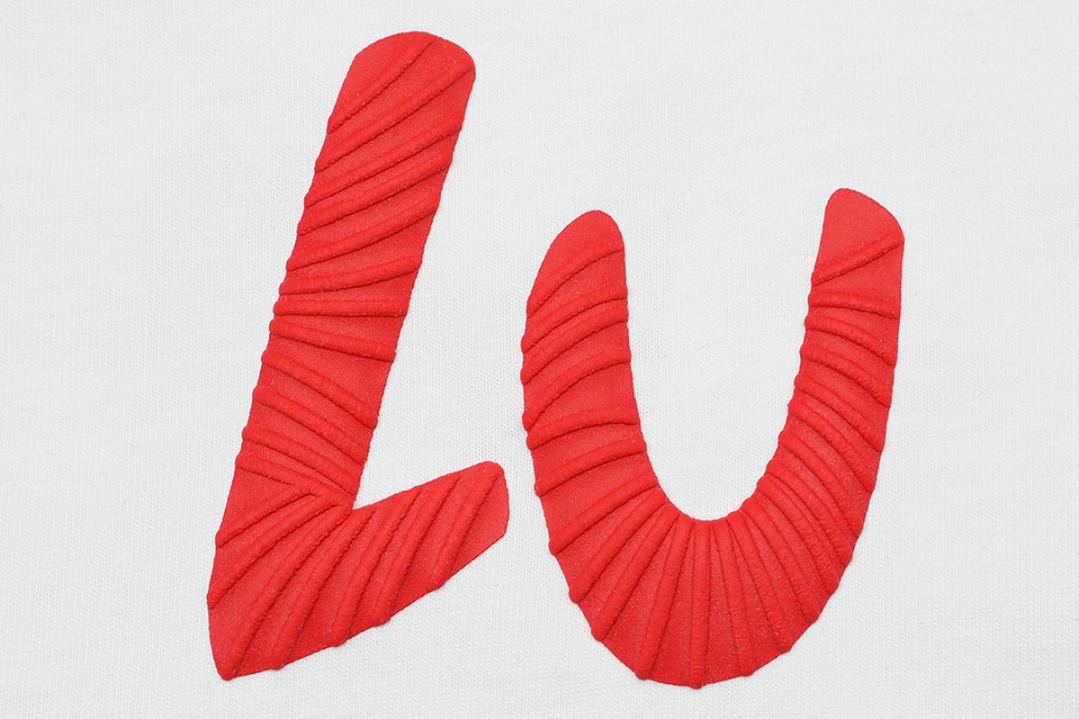 Louis Vuitton Multicolour Logo White T-Shirt view