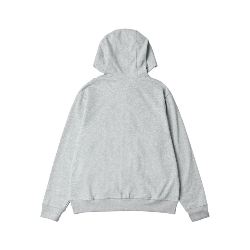 Grey Zip-Up Oversized Jacket view