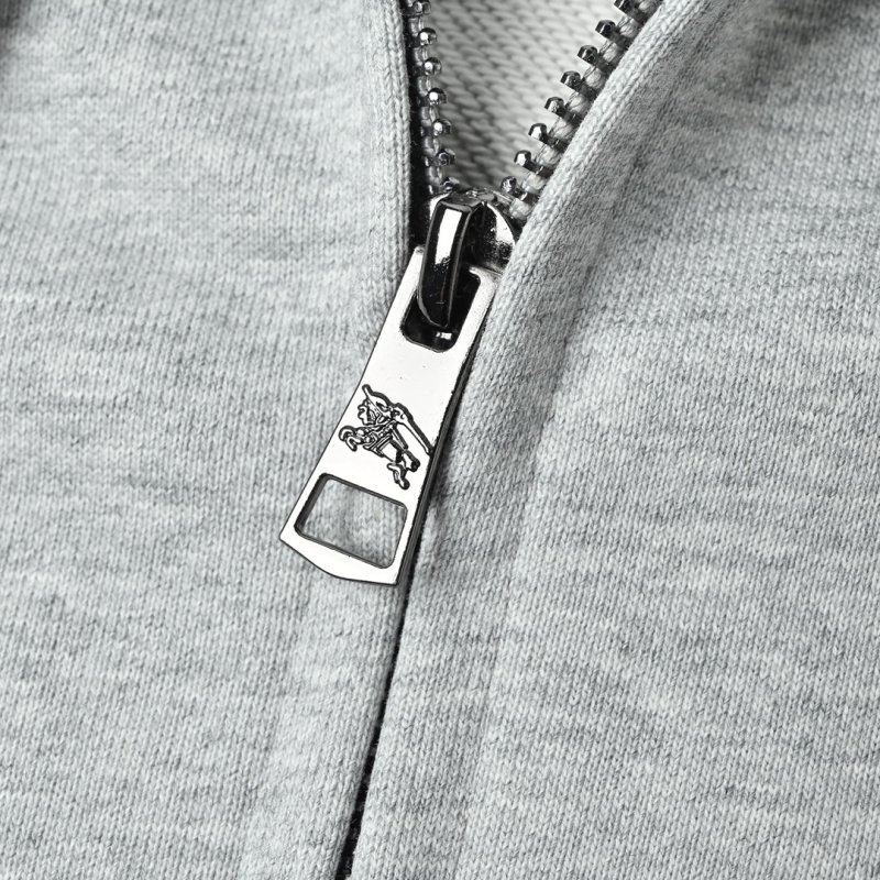 Grey Zip-Up Oversized Jacket view
