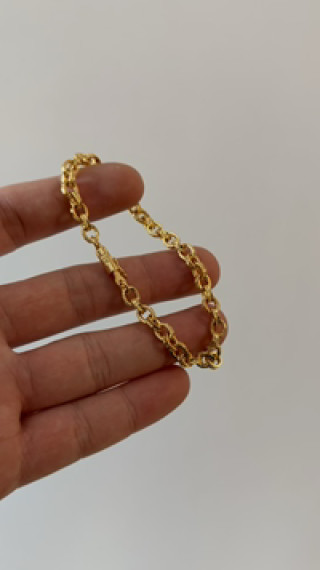 Gold Chunky Link Chain Necklace
