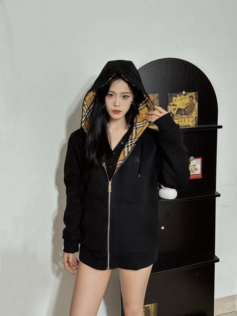 Black & Yellow Plaid Reversible Hooded Jacket view