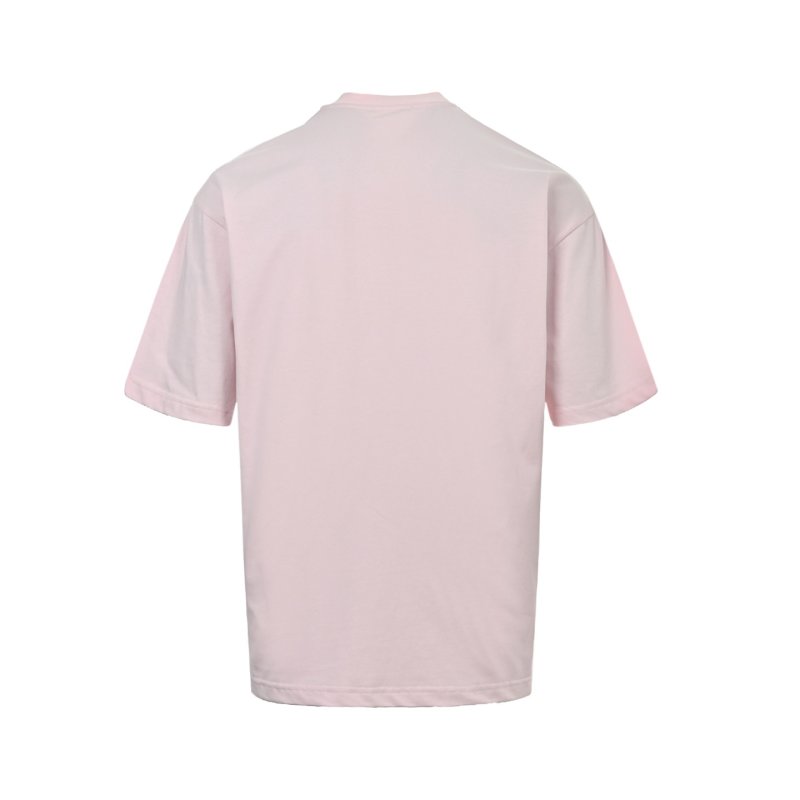 Pink Oversized Graphic Short Sleeve T-Shirt view