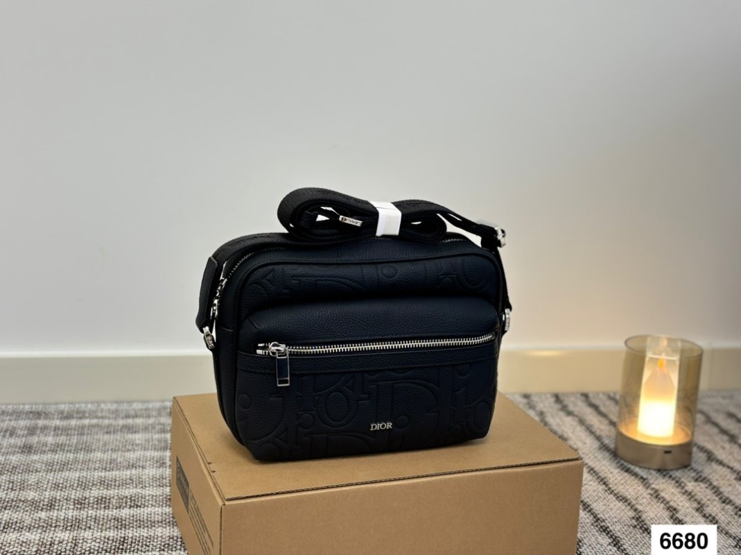 Dior Monogram Camera Bag Black