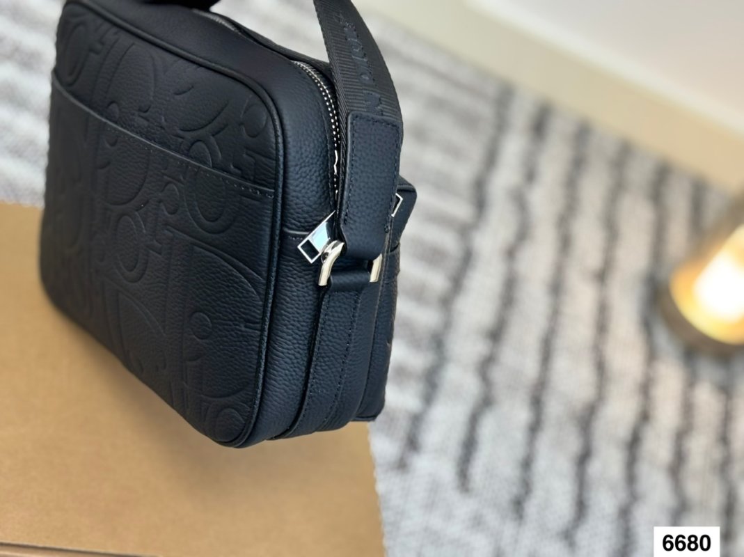 Dior Monogram Camera Bag Black view