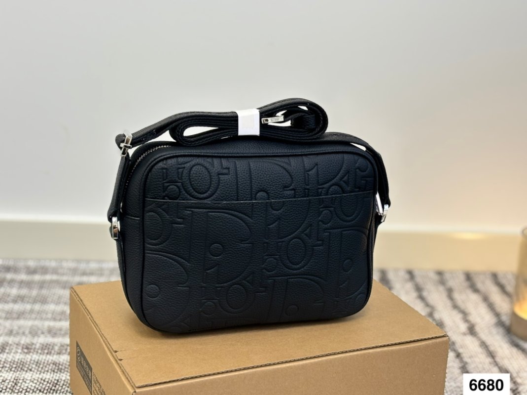 Dior Monogram Camera Bag Black view